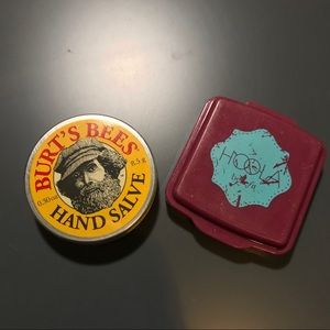 hoola bronzer and burt’s bees hand salve